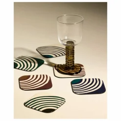 Dessous de verre laqués Mirage - Set de 6 | Thé de Chine