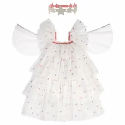 Déguisement Ange en tulle avec couronne