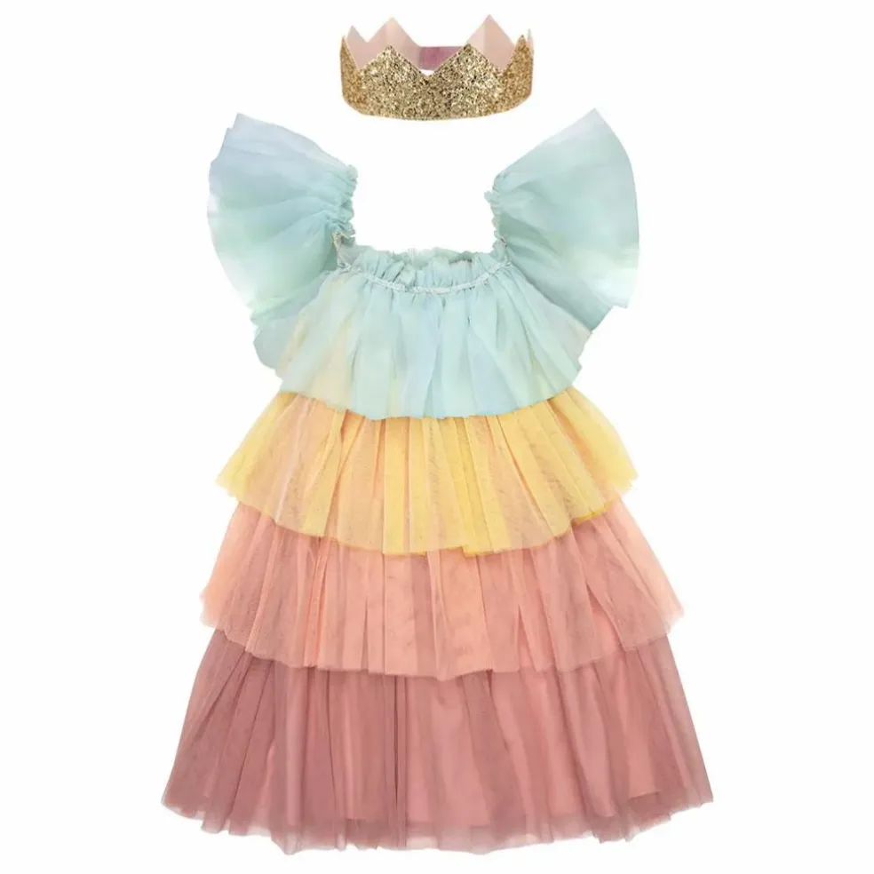 Déguisement de princesse arc-en-ciel