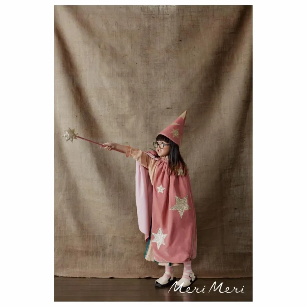 Déguisement de Sorcier en velours | Rose