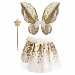 Déguisement Papillon sequin | Doré