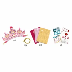 Diadèmes à décorer Comme une princesse - Set de 4