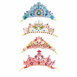 Diadèmes à décorer Comme une princesse - Set de 4