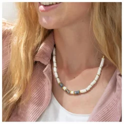 DIY Mon Collier en perles Heishi - Jaspe