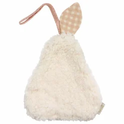 Doudou attache tétine Poire | Rose pâle