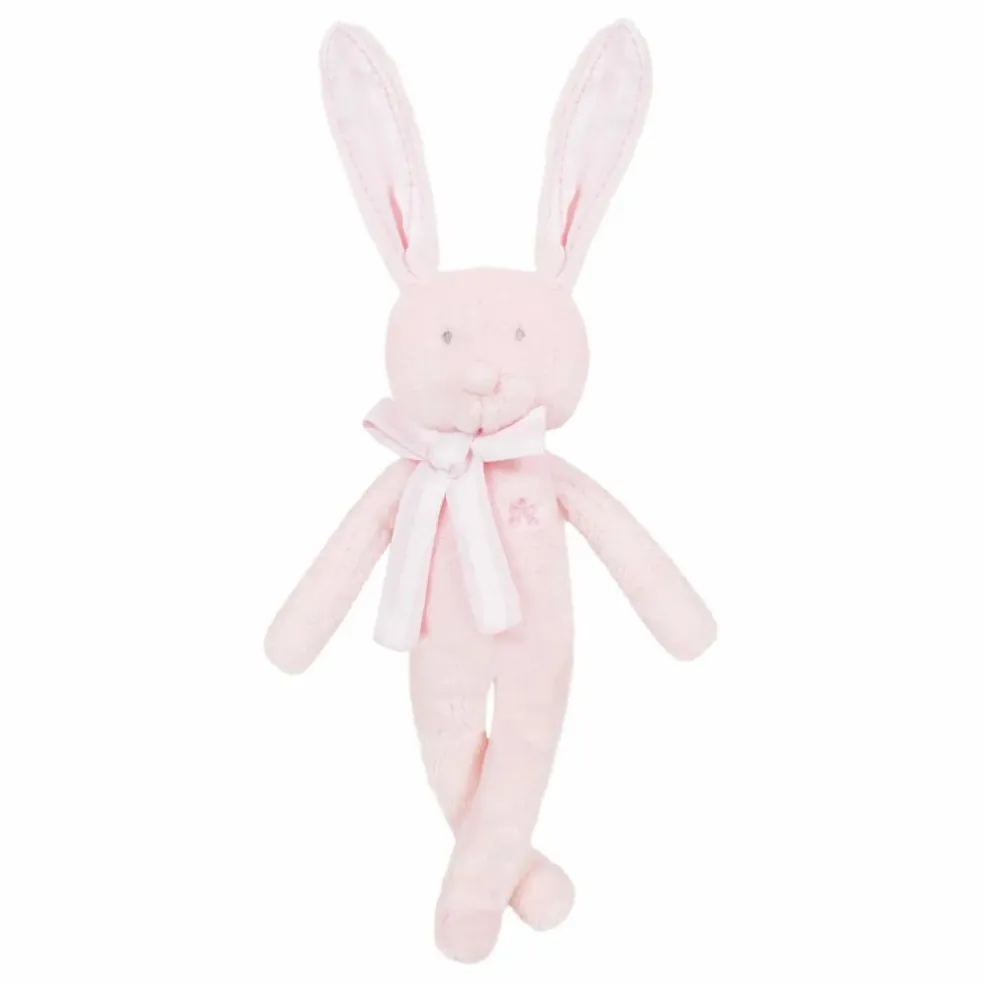 Doudou Augustin le lapin tout doux | Rose pâle