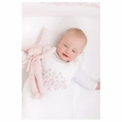 Doudou Augustin le lapin tout doux | Rose pâle
