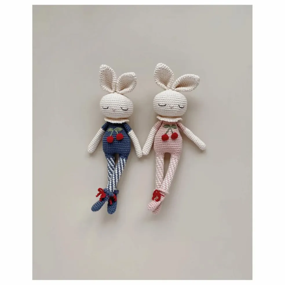 Doudou Britney le Lapin | Bleu marine