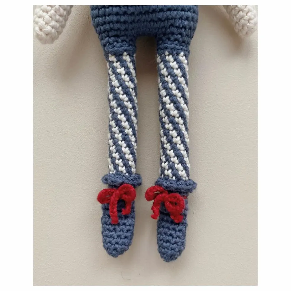 Doudou Britney le Lapin | Bleu marine