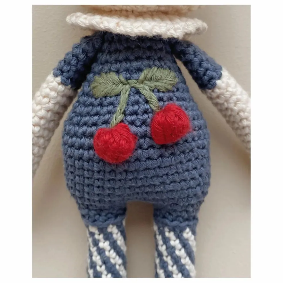 Doudou Britney le Lapin | Bleu marine
