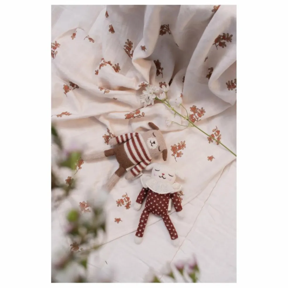 Doudou Chiot sweat rayé