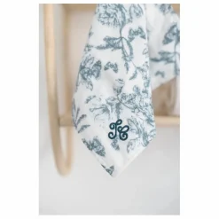 Doudou lange Augustin le lapin Toile de Jouy | Bleu