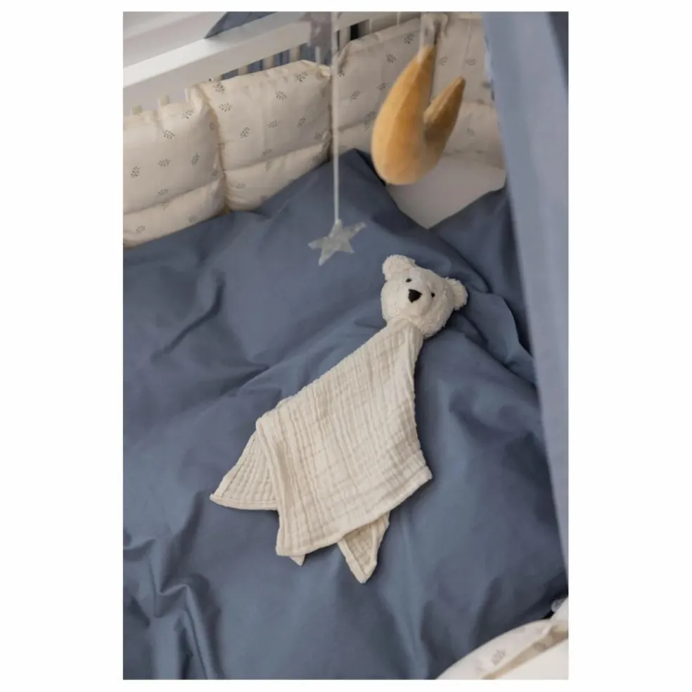 Doudou lange Ourson | Blanc