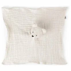 Doudou lange Ourson | Blanc