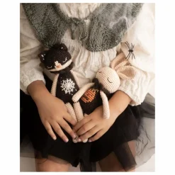 Doudou Lapin Citrouille | Blanc