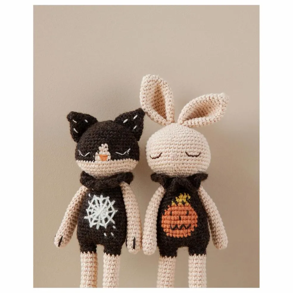 Doudou Lapin Citrouille | Blanc