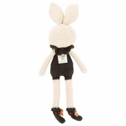 Doudou Lapin Citrouille | Blanc