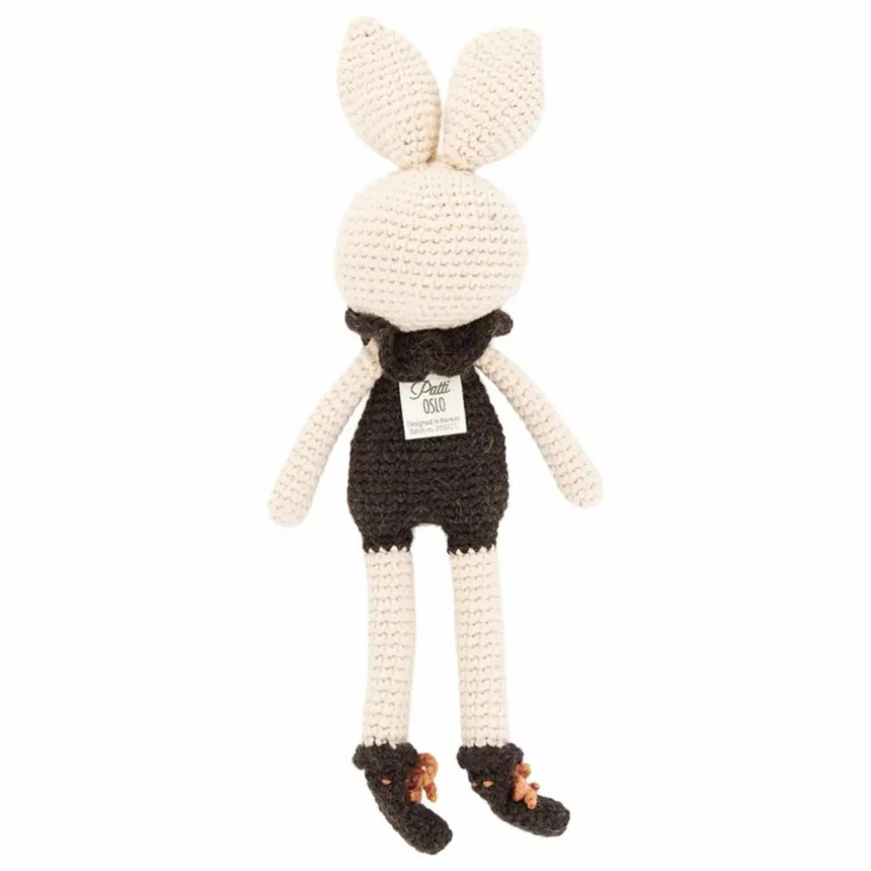 Doudou Lapin Citrouille | Blanc