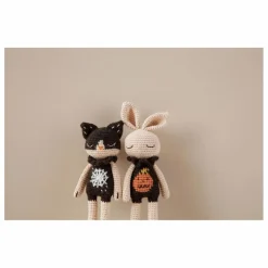 Doudou Lapin Citrouille | Blanc