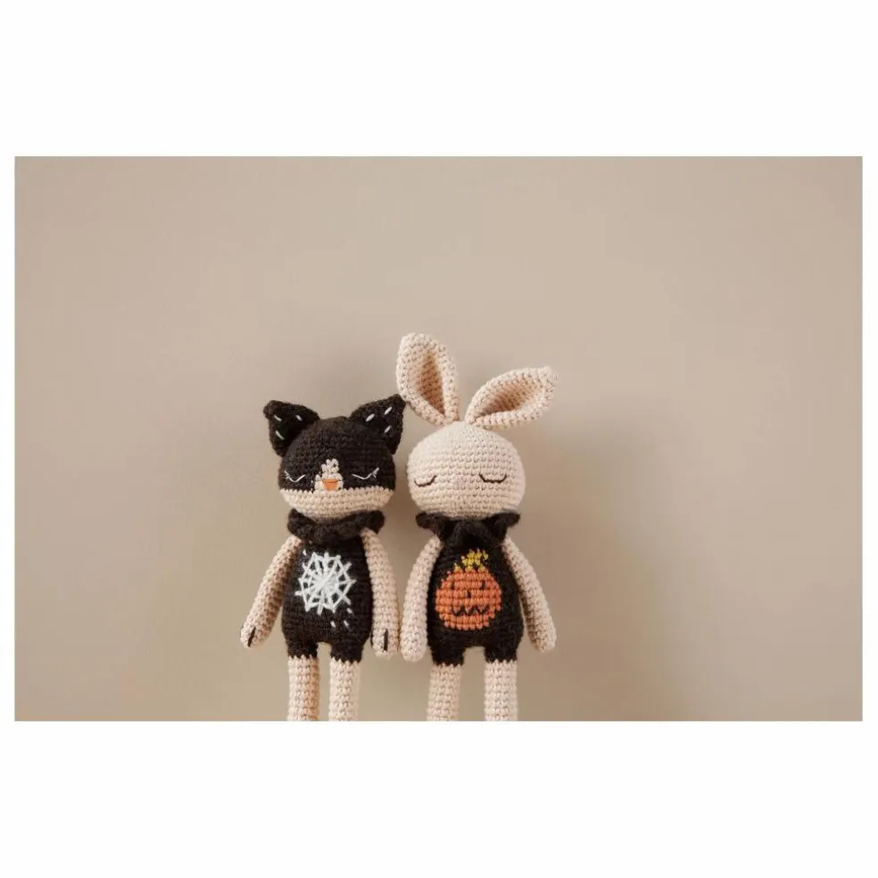 Doudou Lapin Citrouille | Blanc