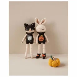 Doudou Lapin Citrouille | Blanc