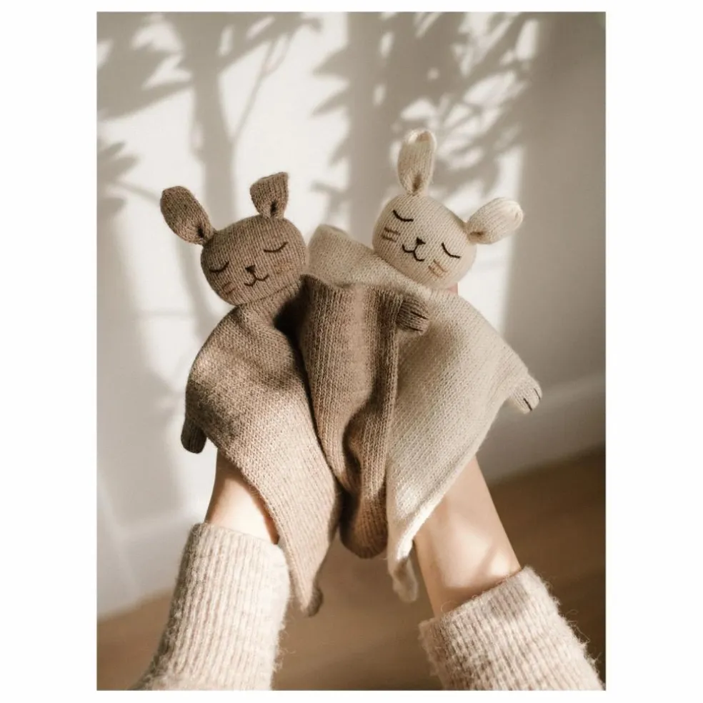 Doudou Lapin en alpaga | Beige