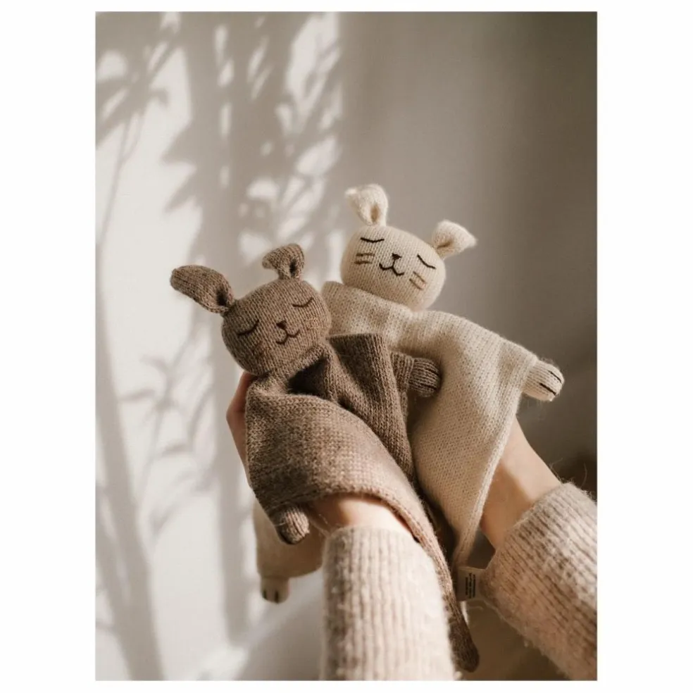 Doudou Lapin en alpaga | Ecru