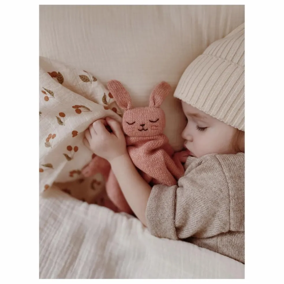 Doudou Lapin en alpaga | Rose