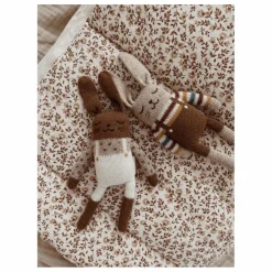 Doudou Lapin salopette | Ecru