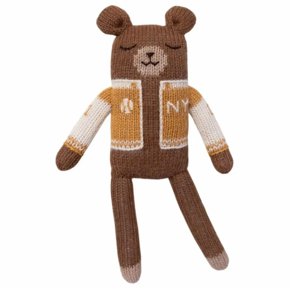 Doudou Ourson Baseball | Ocre