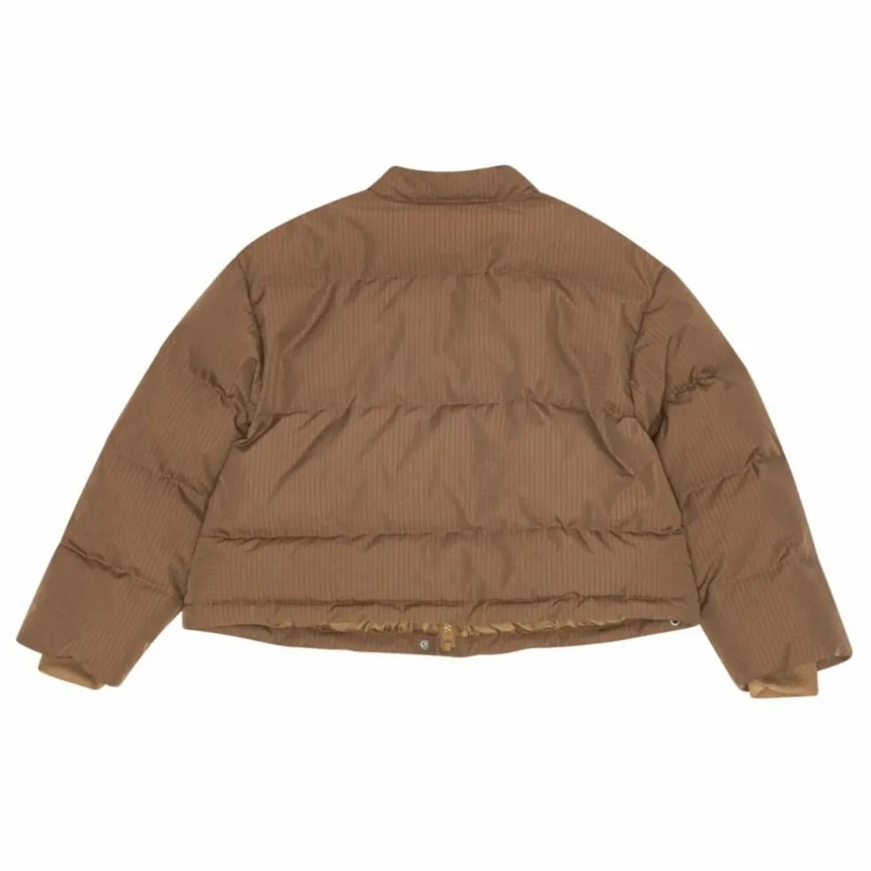 Doudoune Alice Carreaux Fibres Recyclées | Marron