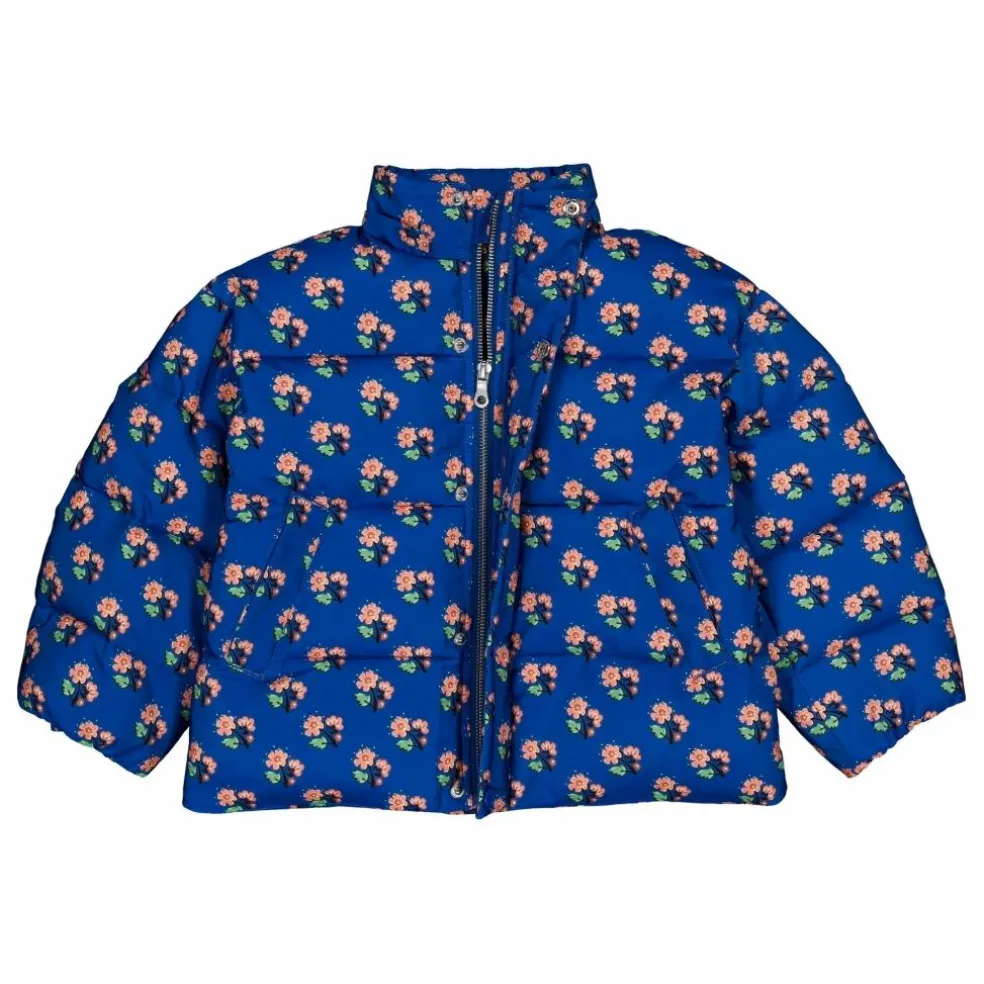 Doudoune Alixa Fleurie | Bleu foncé