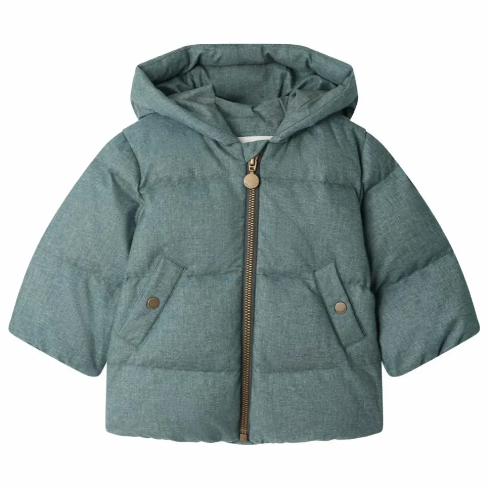 Doudoune Bozen Flanelle Fibres Recyclées | Vert
