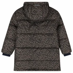 Doudoune Caribou Léopard Fibres Recyclées | Marron