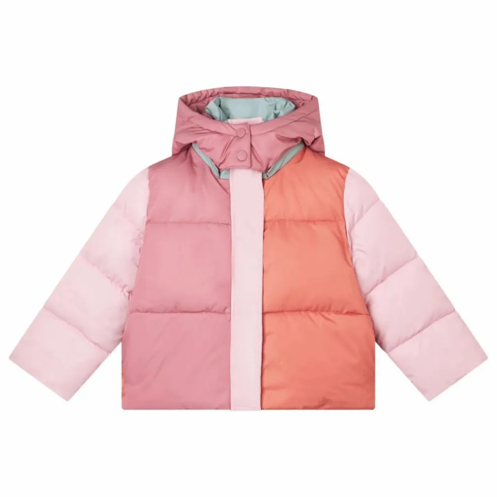 Doudoune Colorblock | Rose