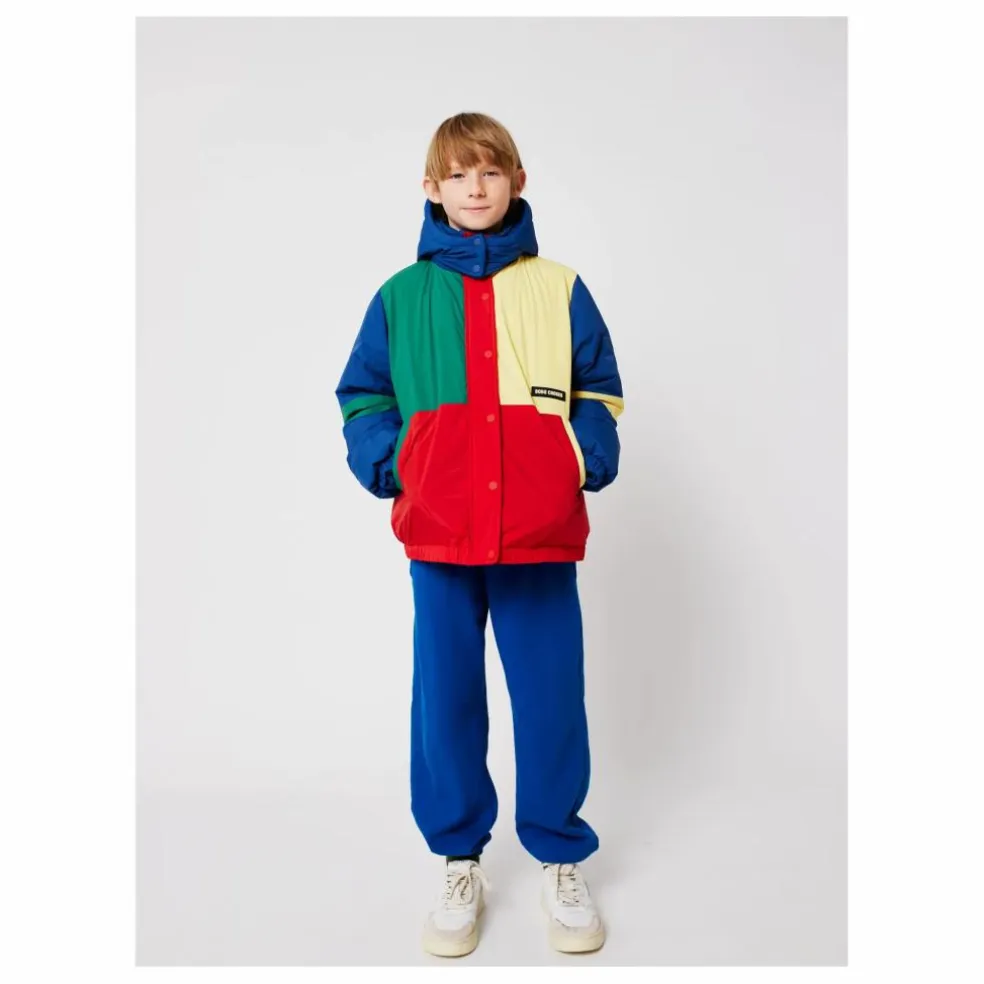 Doudoune Colorblock Fibres Recyclées | Bleu