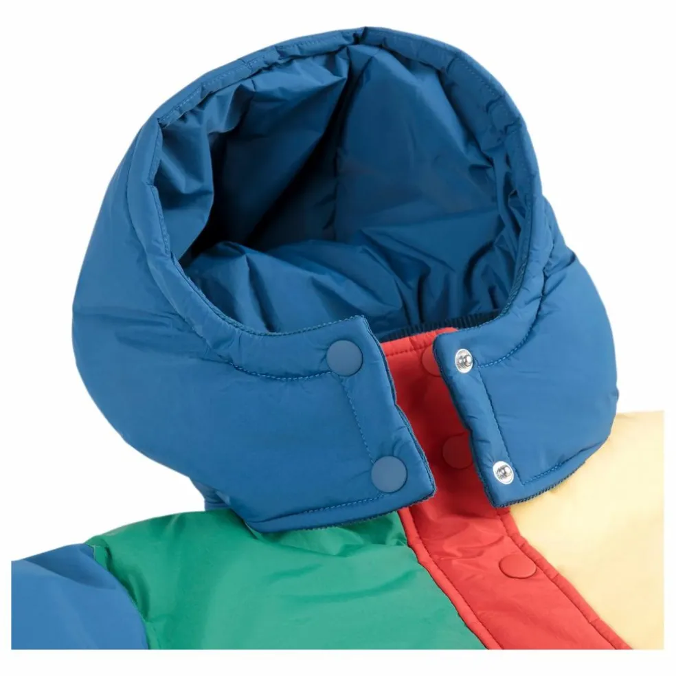 Doudoune Colorblock Fibres Recyclées | Bleu