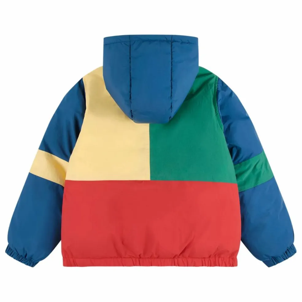 Doudoune Colorblock Fibres Recyclées | Bleu