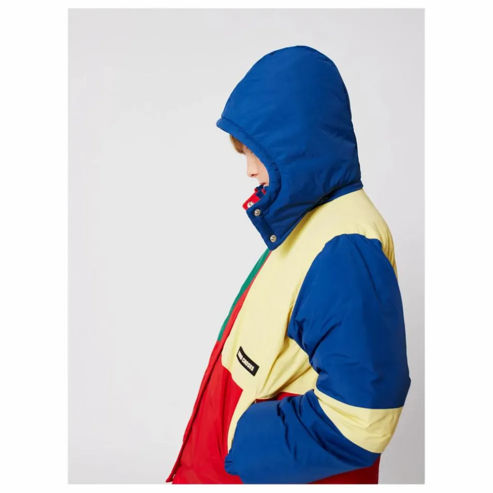 Doudoune Colorblock Fibres Recyclées | Bleu