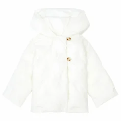 Doudoune Coton Bio Cerises Bonno | Ecru