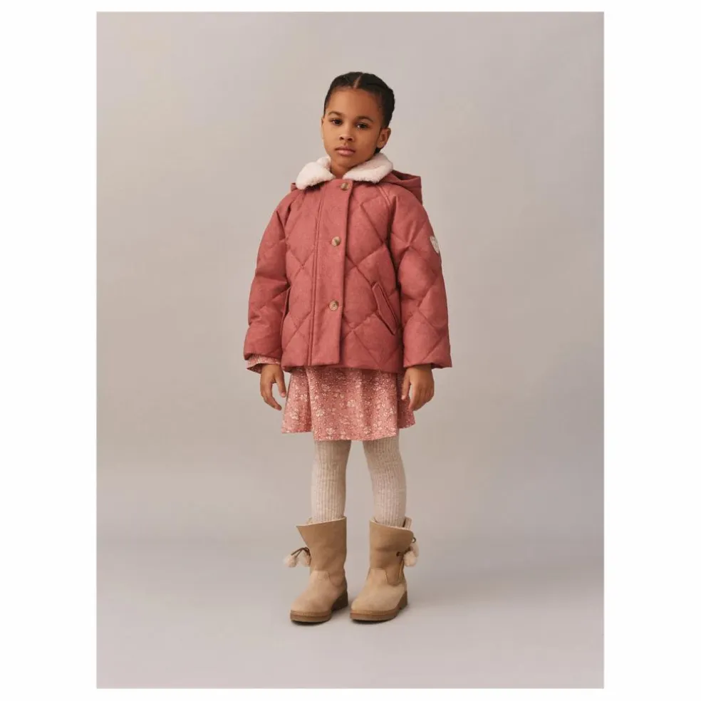 Doudoune Janice Flanelle | Rose