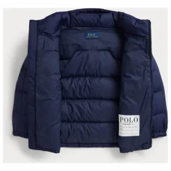 Doudoune Logo Fibres Recyclées | Bleu marine