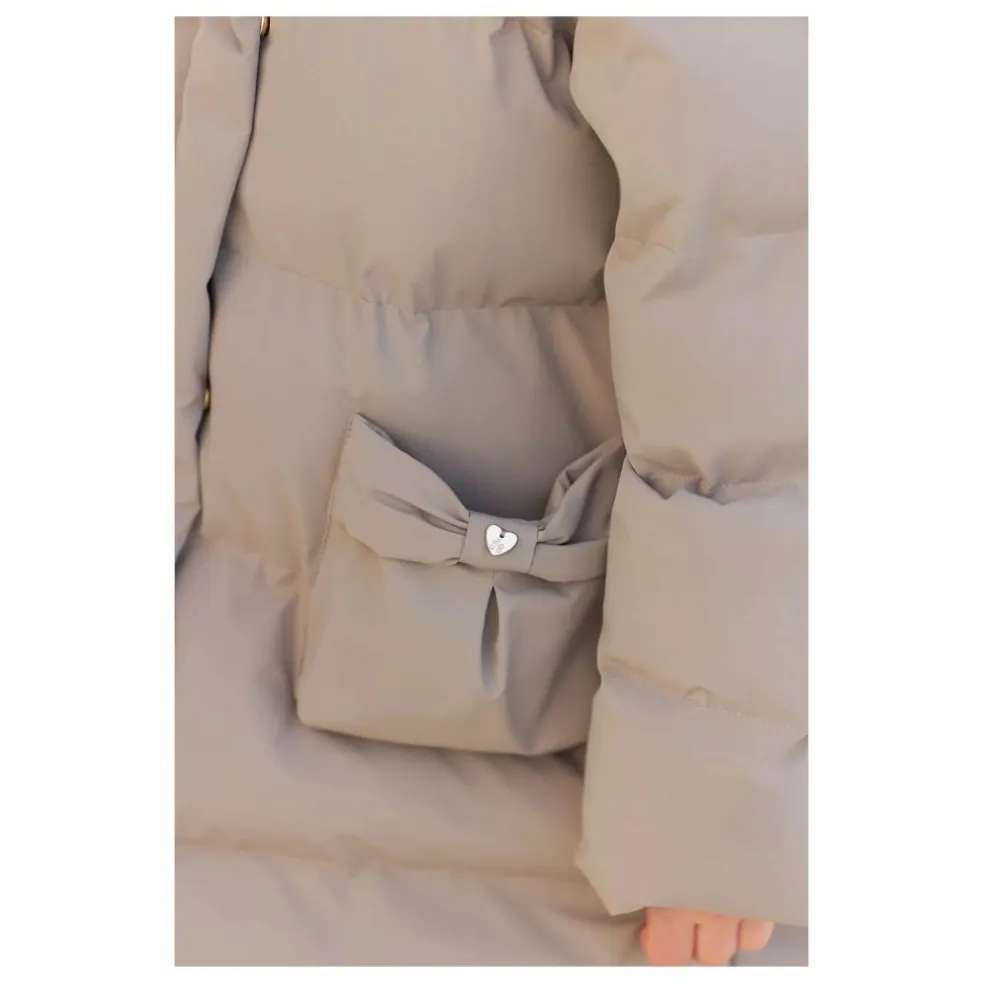 Doudoune Nœud | Taupe