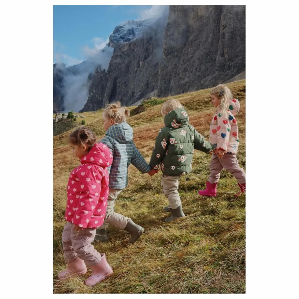 Doudoune Nuka Cœurs Fibres Recyclées | Rose fuschia