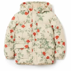 Doudoune Roses | Ecru