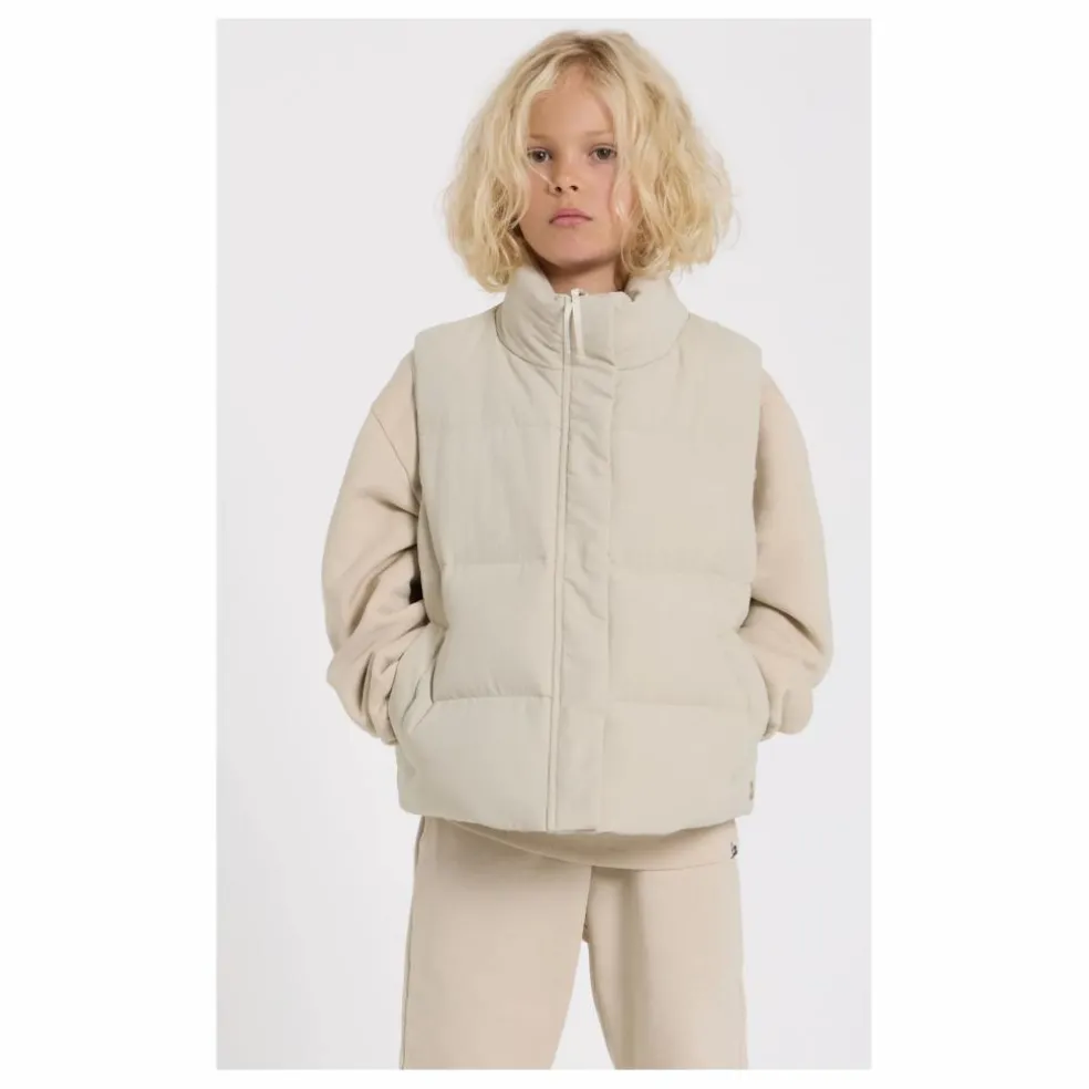 Doudoune Sans Manches Temper Fibres Recyclées | Beige