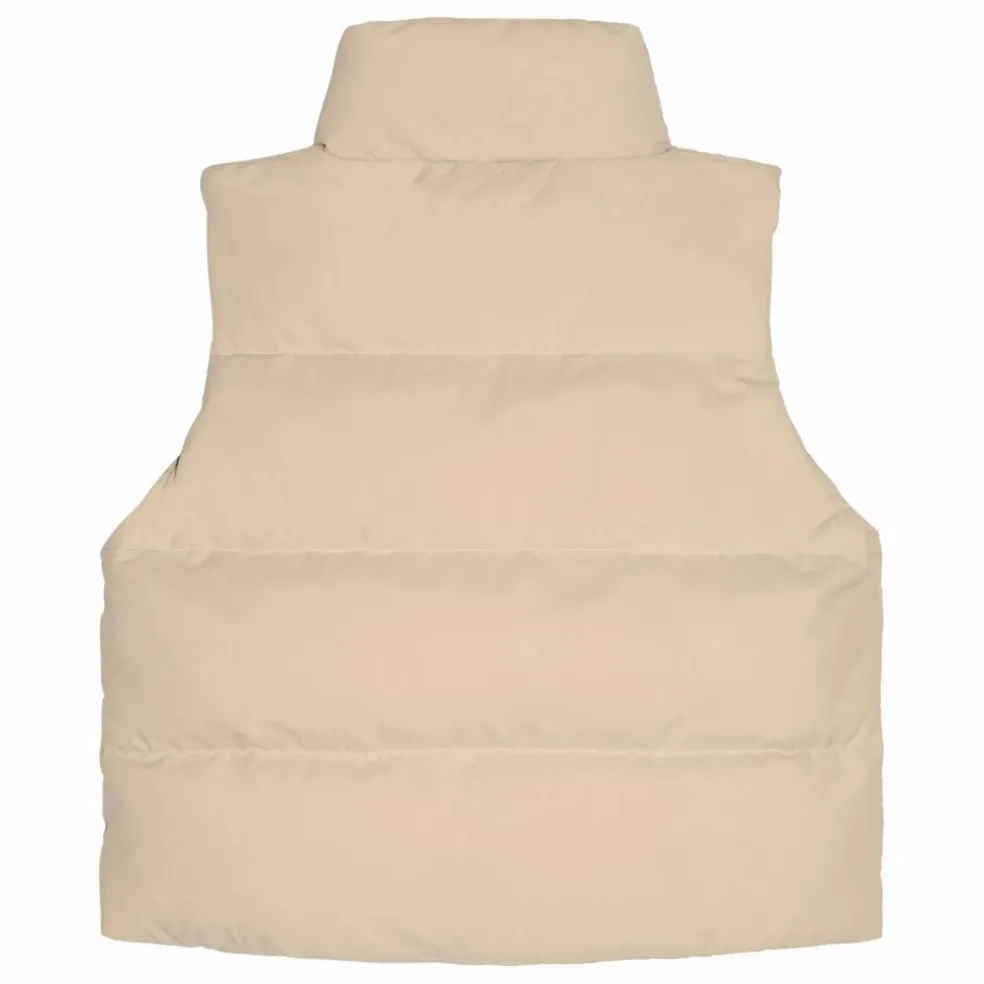 Doudoune Sans Manches Temper Fibres Recyclées | Beige