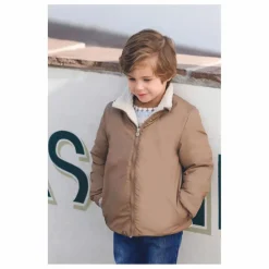 Doudoune Sherpa Réversible | Taupe