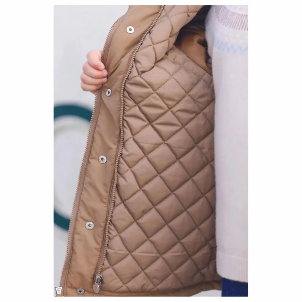 Doudoune Sherpa Réversible | Taupe