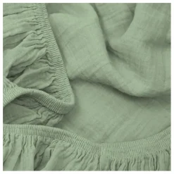 Drap-housse Dili en voile de coton | Vert amande